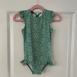 Minnow - girl’s one piece swim made with Liberty Fabric - size 3/4T